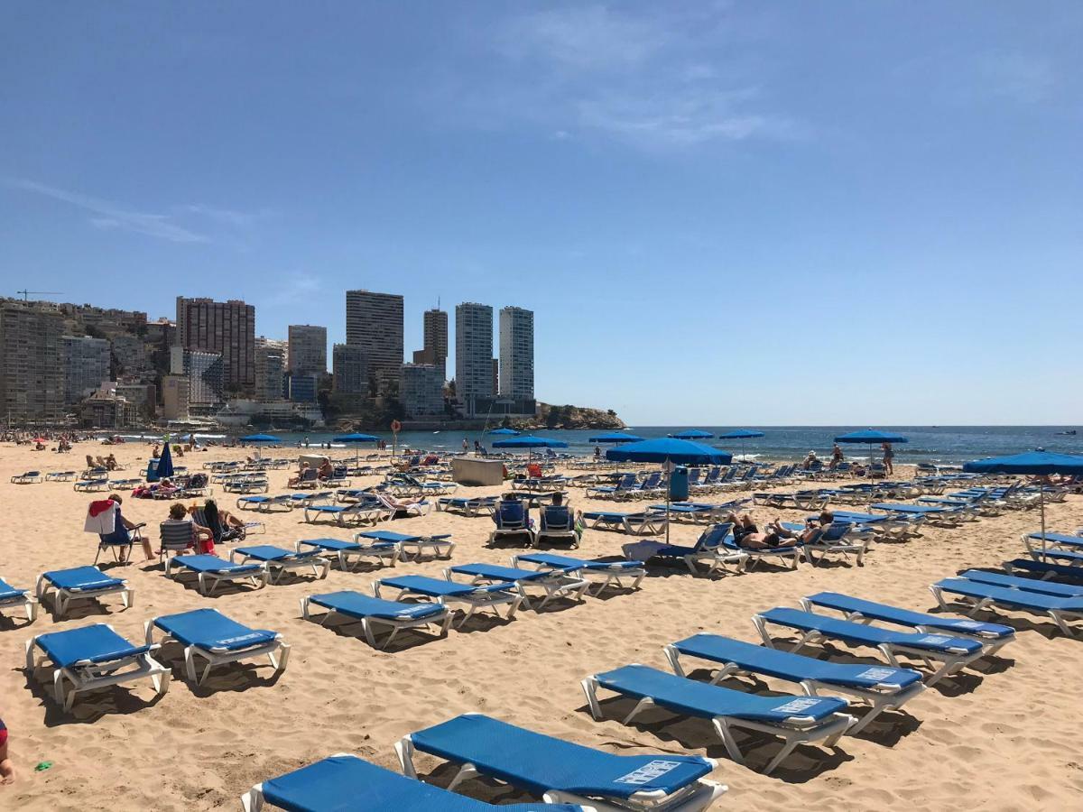 Apartamento Torre Yago Primera Linea Playa Benidorm Con Wi-Fi & Ac Exterior foto